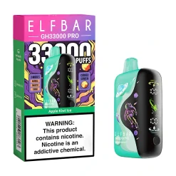 Elf Bar GH33000 Pro 33000 Puffs Disposable Vape Wholesale Apple Kiwi Ice