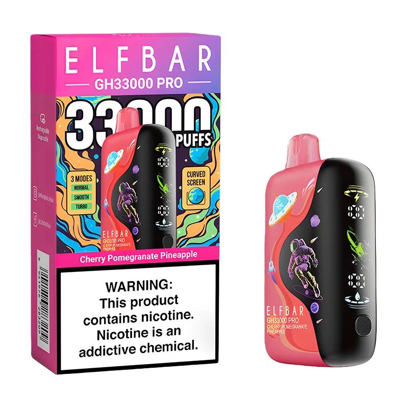 Elf Bar GH33000 Pro 33000 Puffs Disposable Vape Wholesale Cherry Pomegranate Pineapple