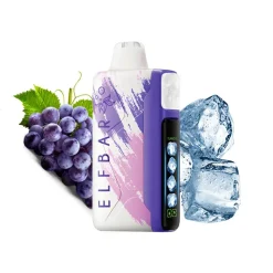 Elf Bar Ice King Einweg-E-Zigarette mit 30.000 Zügen – Großhandel, Geschmack „Grape Ice“