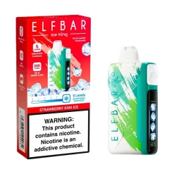 Elf Bar Ice King Einweg-E-Zigarette mit 30.000 Zügen – Großhandel – Erdbeer-Kiwi-Eis