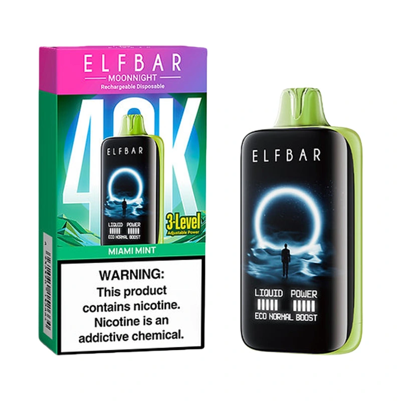 Elf Bar MoonNight 40000 Puffs Disposable Vape Wholesale Miami Mint