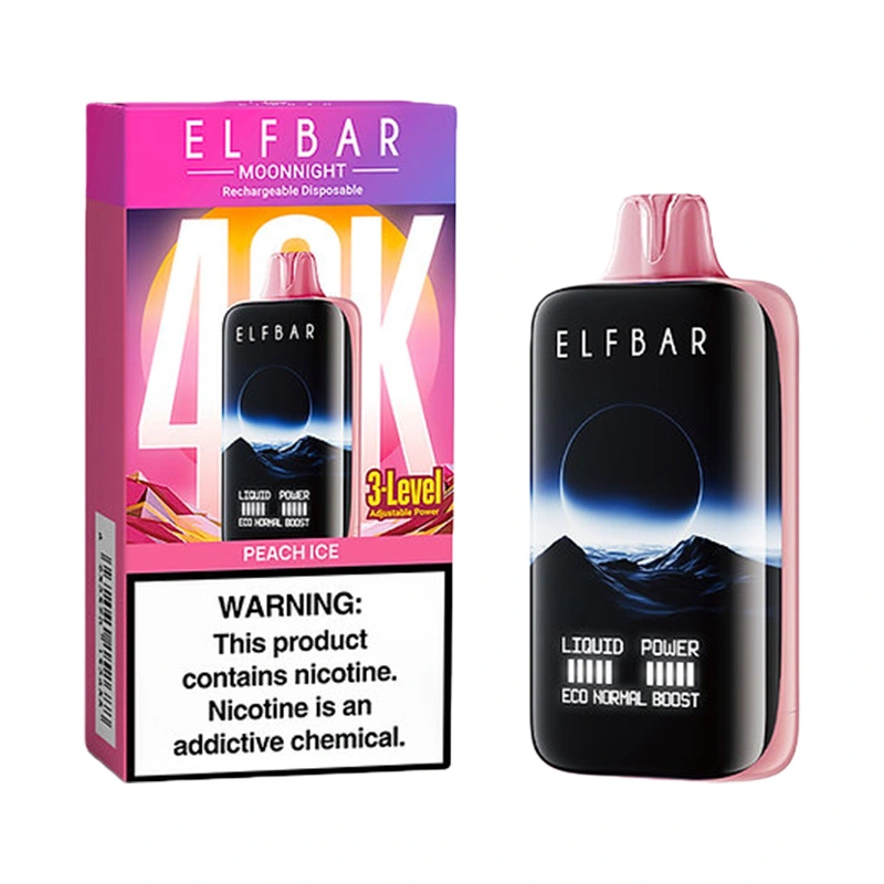 Elf Bar MoonNight 40000 Puffs Disposable Vape Wholesale Peach Ice