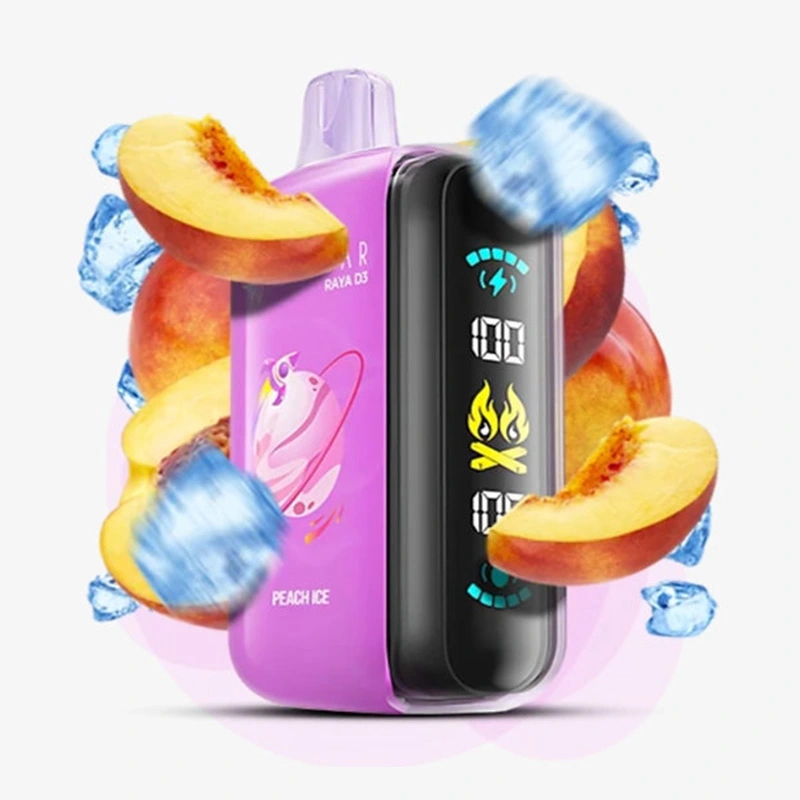 Elf Bar Raya D3 25000 Puffs Disposable Vape Wholesale Peach Ice