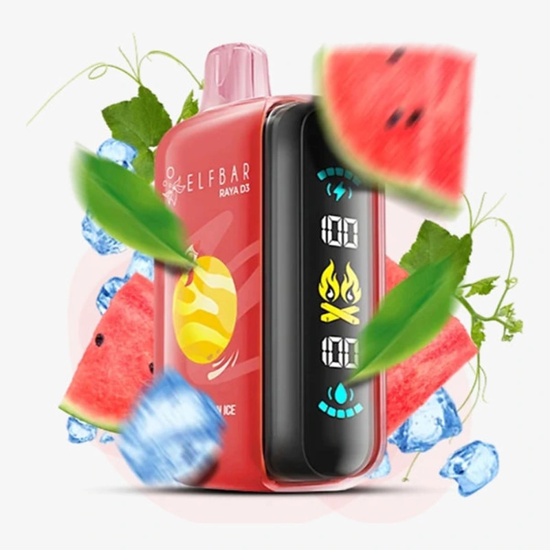 Elf Bar Raya D3 25000 Puffs Disposable Vape Wholesale Watermelon Ice