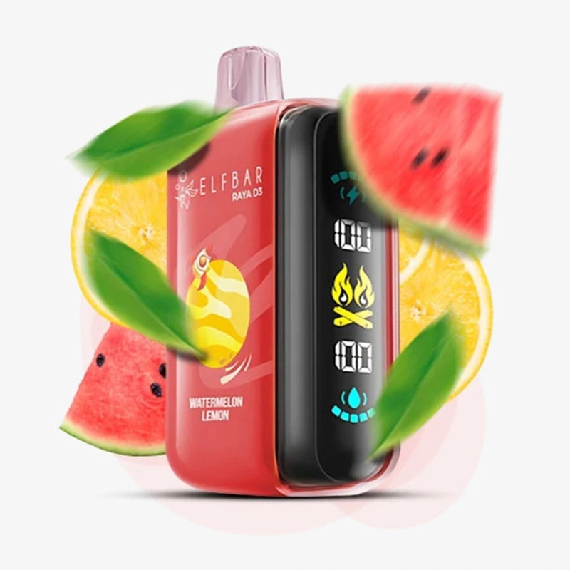 Elf Bar Raya D3 25000 Puffs Disposable Vape Wholesale Watermelon Lemon