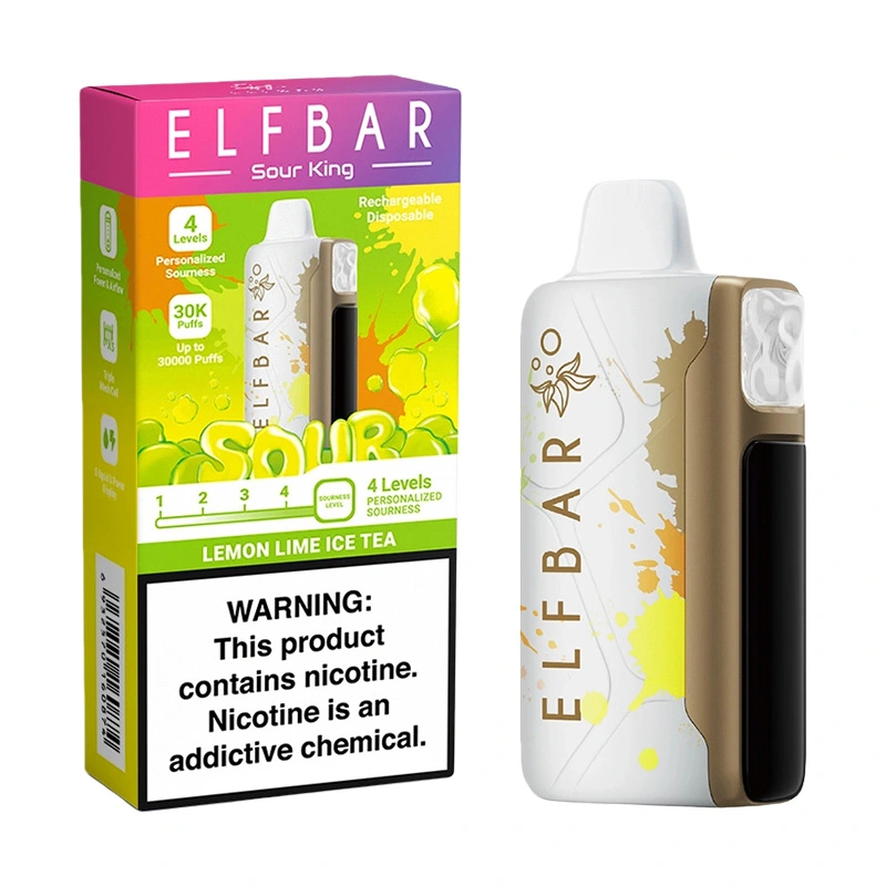 Elf Bar Sour King 30000 Puffs Disposable Vape Wholesale Lemon Lime Ice