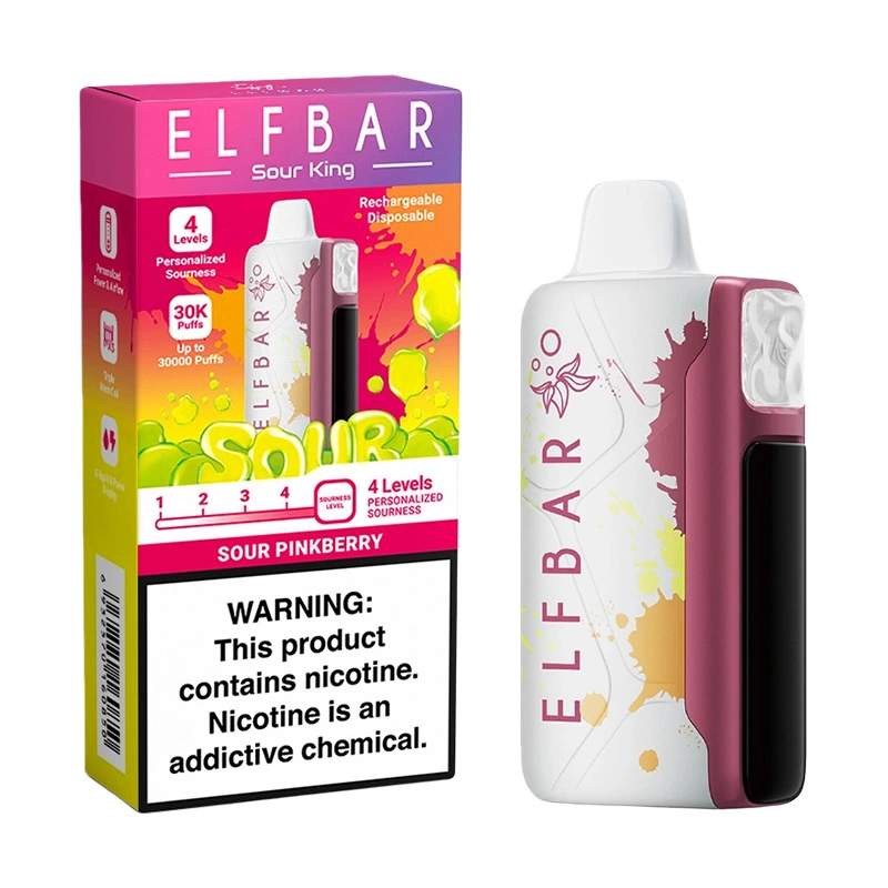 Elf Bar Sour King 30000 Puffs Disposable Vape Wholesale Sour Pink berry