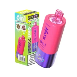 Fizzy MAX III 60000 Puffs 6 in 1 Disposable Vape Wholesale Blueberry Raspberry & Triple Melon & Strawberry Ice