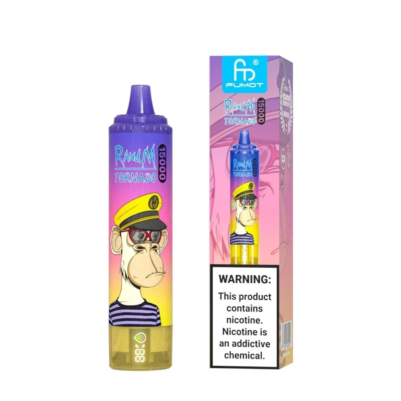 Fumot Randm Tornado 15000 Puffs Disposable Vape EU Warehouse peach blueberry candy