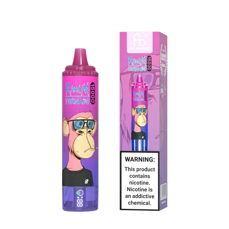 Fumot Randm Tornado 15000 Puffs Disposable Vape EU Warehouse strawberry grape