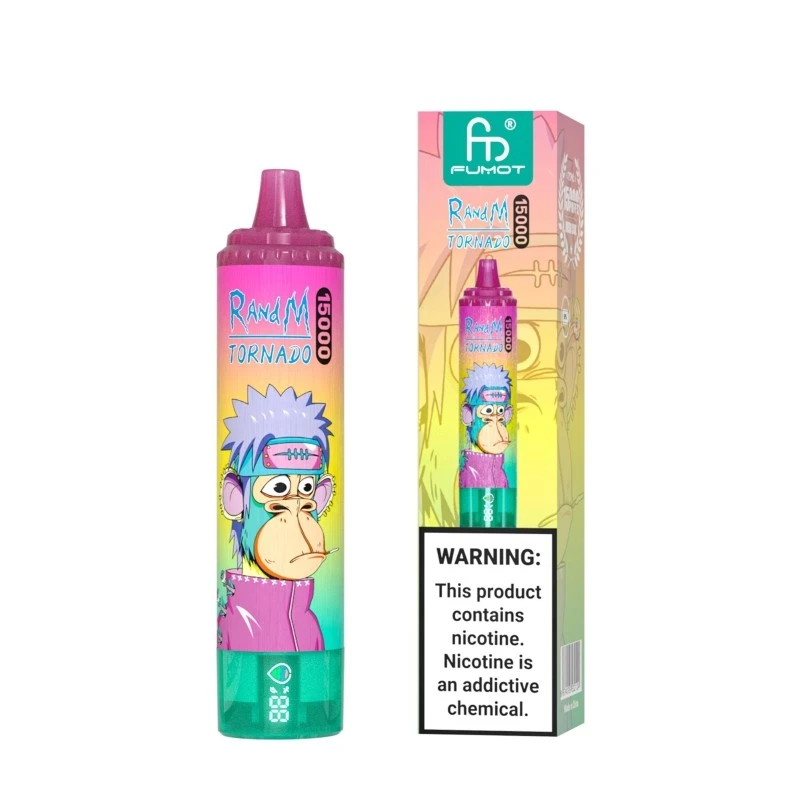 Fumot Randm Tornado 15000 Puffs Disposable Vape EU Warehouse strawberry ice