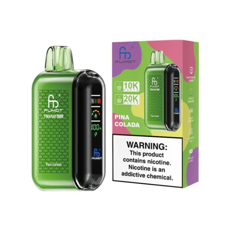 Fumot Tornado 20000 Puffs Disposable Vape EU Warehouse Pina Colada