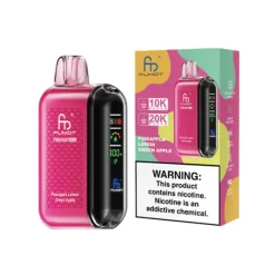 Fumot Tornado 20000 Puffs Disposable Vape EU Warehouse Pineapple Lemon Green Apple