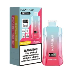 Happ Bar GR50000 50K Puffs Disposable Vape Wholesale Tropical Fruit & Strawberry Watermelon