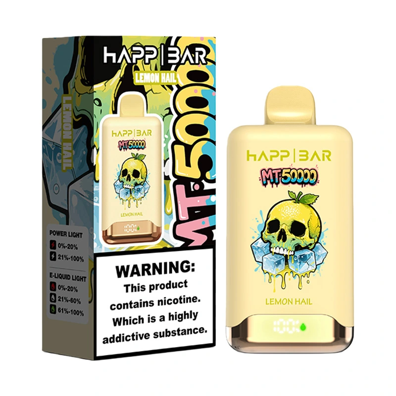 Happ Bar MT50000 50K Puffs Disposable Vape Wholesale Lemon Hail
