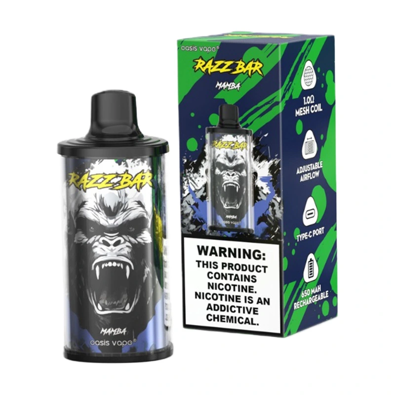Razz Bar 15000 Puffs 2% 5% Nic Disposable Vape Wholesale mamba