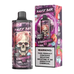 Razz Bar 30000 Puffs 2% 5% Nic Disposable Vape Wholesale Strawberry Ice