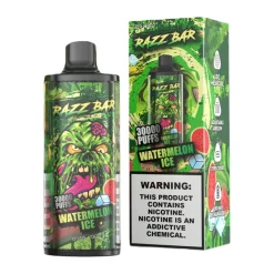 Razz Bar 30000 Puffs 2% 5% Nic Disposable Vape Wholesale Watermelon ICe