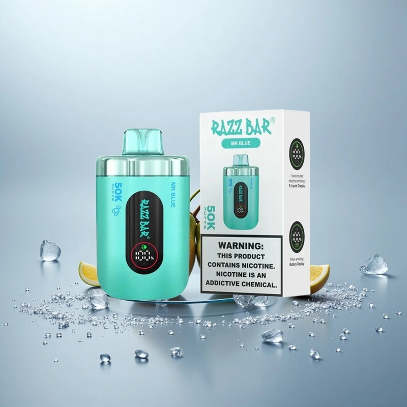 Razz Bar 50000 Puffs Disposable Vape Wholesale Mr Blue