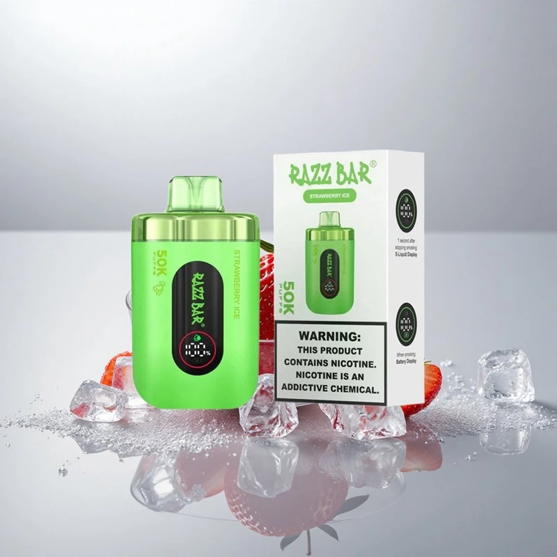 Razz Bar 50000 Puffs Disposable Vape Wholesale Strawberry Ice