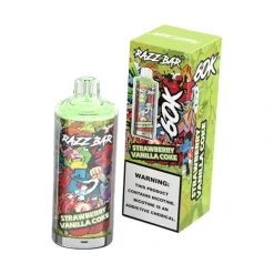Razz Bar 60K Puffs 2% 5% Nicotine Disposable Vape Wholesale Strawberry Vanilla Coke