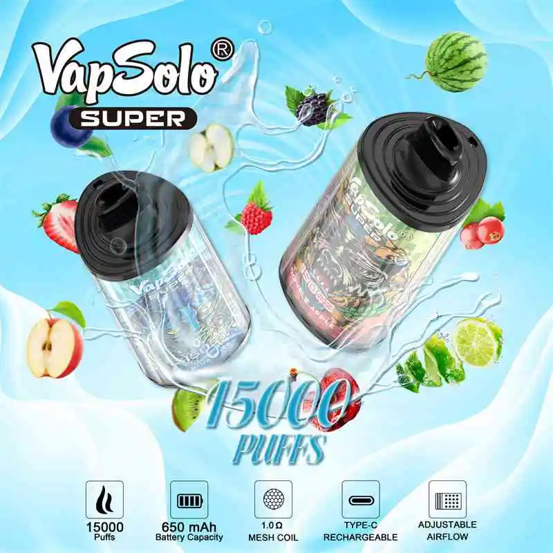 Vapsolo Super 15000 Puffs Disposable Vape Wholesale 3