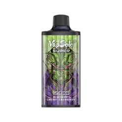 Vapsolo Super 15000 Puffs Disposable Vape Wholesale Blueberry Cherry Cranberry