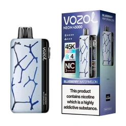 Vozol Neon 45K Puffs Disposable Vape Wholesale EU Warehouse Blueberry Watermelon