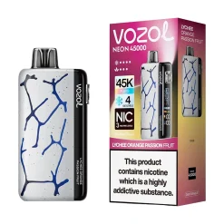 Vozol Neon 45K Puffs Disposable Vape Wholesale EU Warehouse Lychee Orange Passion Fruit