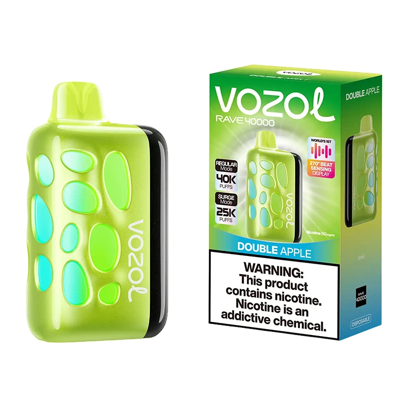 Vozol Rave 40K Puffs Disposable Vape Wholesale EU Warehouse Double Apple