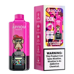Waspe Aiviou 150K Puffs 6 in 1 Disposable Vape Wholesale Strawberry Watermelon Bubblegum & Sour Mango Ice & Strawberry Grape Ice