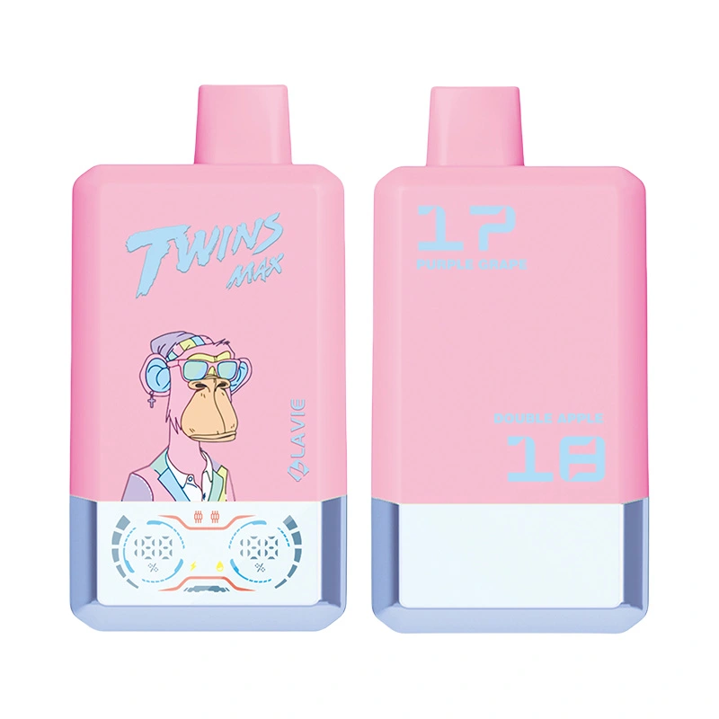 Lavie Twins Max 70000 Puffs Disposable Vape Wholesale Purple Grape& Double Apple