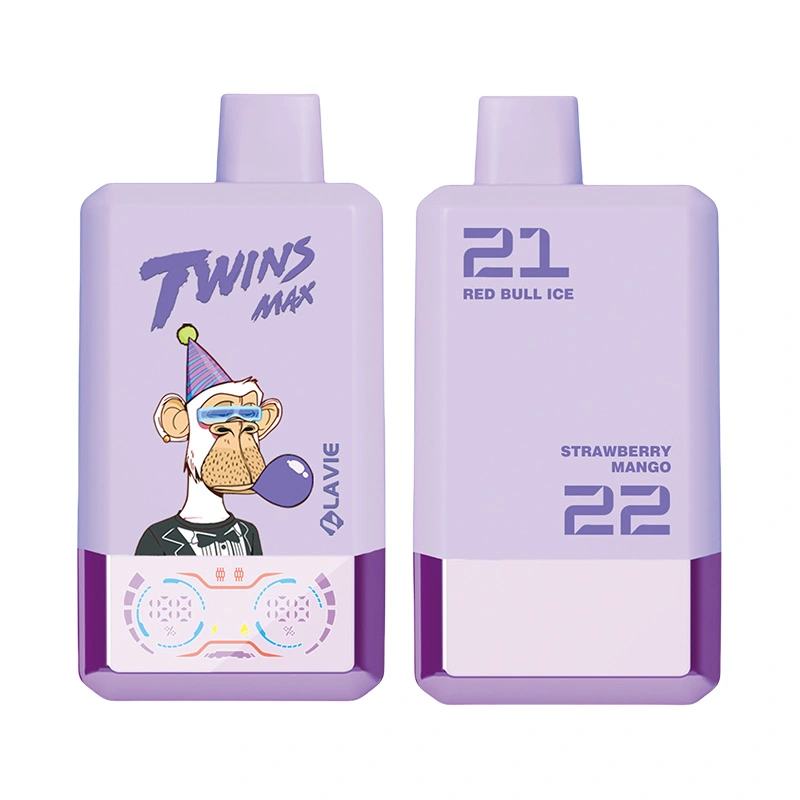 Lavie Twins Max 70000 Puffs Disposable Vape Wholesale Red Bull Ice& Strawberry Mango