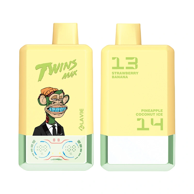 Lavie Twins Max 70000 Puffs Disposable Vape Wholesale Strawberry Banana& Pineapple Cocount Ice