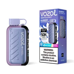 Vozol Gear 50K 50000 Puffs Ice & Sweet Adjustable Vape Blueberry Watermelon