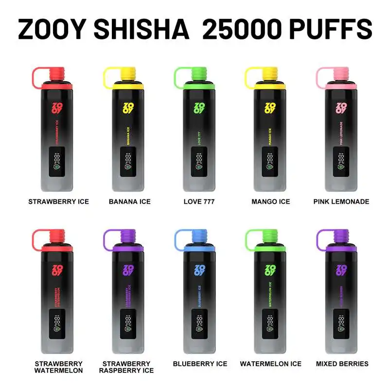 Zooy Shisha 25K Puffs DTL Disposable Vape From EU Warehouse 1