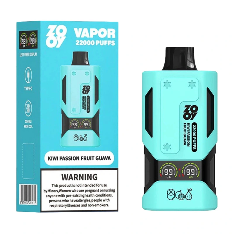 Zooy Vapor 22K Puffs 2% 3% 5% Nic Disposable Vape Wholesale 6
