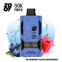 02 Blueberry Sour Raspberry Zooy Mecha 50K 50000 Puffs Disposable Vape Wholesale
