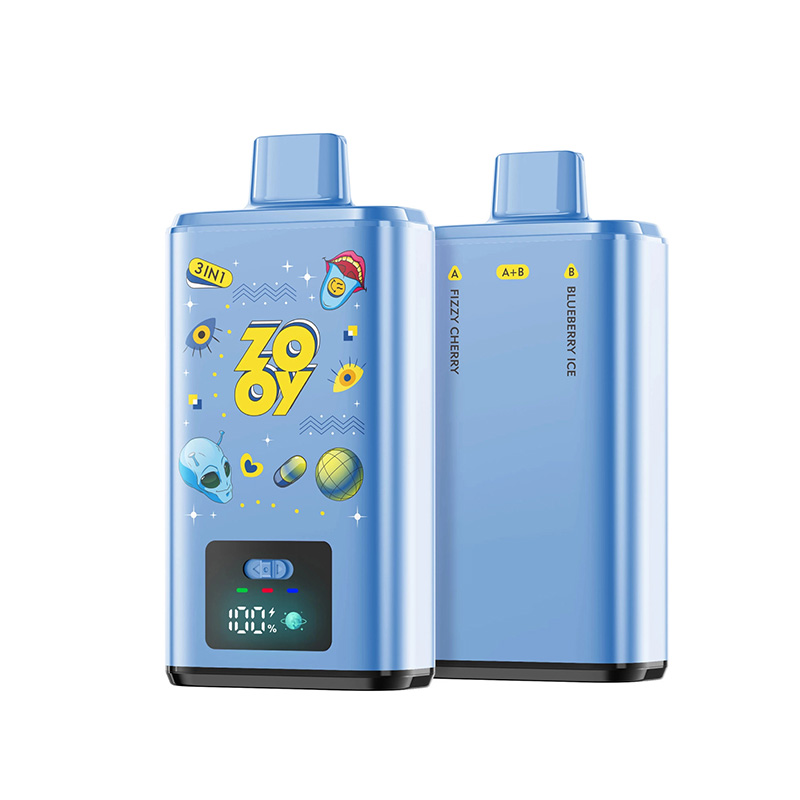 02 Fizzy Cherry Zooy 3in1 150K Puffs Triple Flavor Disposable Vape Wholesale