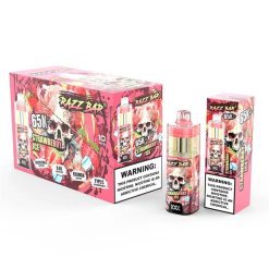 02 Strawberry lce Razz Bar 65K Plus 65000 Puffs Disposable Vape Wholesale