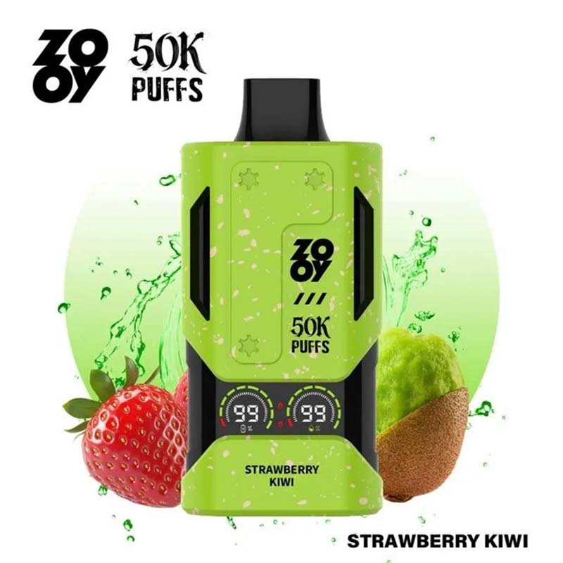 05 Strawberry Kiwi Zooy Mecha 50K 50000 Puffs Disposable Vape Wholesale