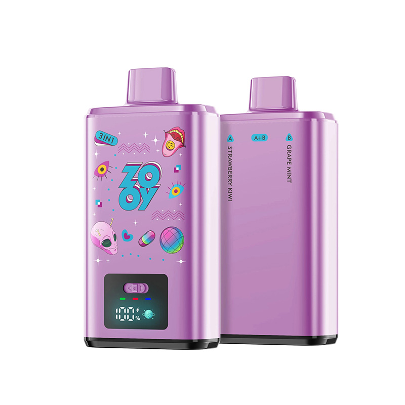 07 Strawberry Kiwi Zooy 3in1 150K Puffs Triple Flavor Disposable Vape Wholesale