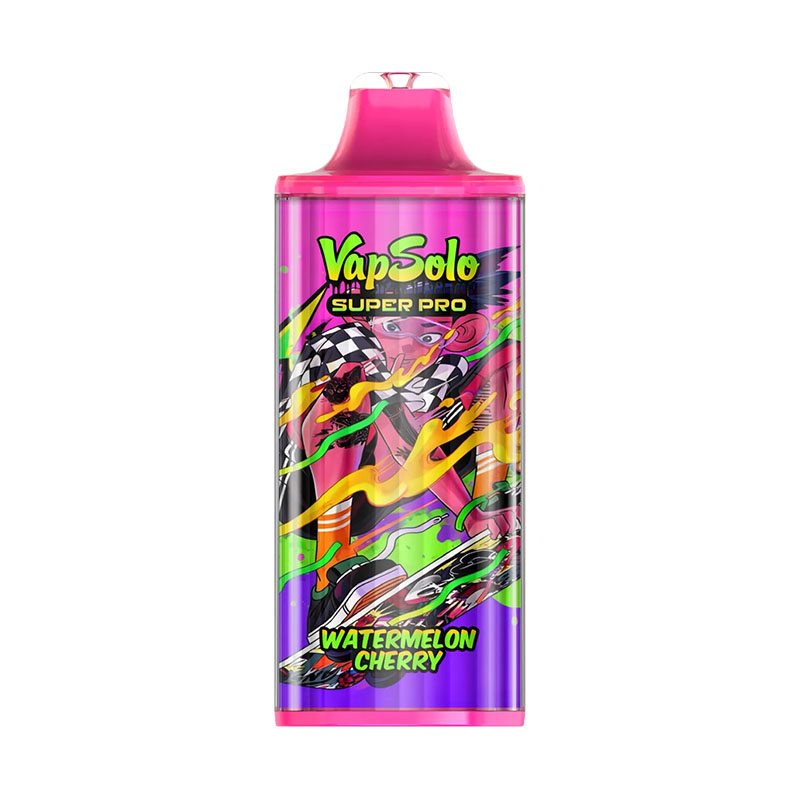 1 Watermelon Cherry Vapsolo Super Pro 30000 Puffs Disposable Vape Wholesale