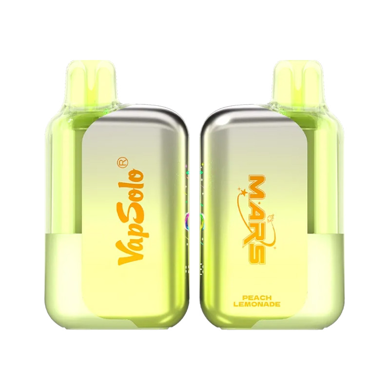 15 Peach lemonade Vapsolo Mars 50000 Puffs Dual Mode Disposable Vape Wholesale