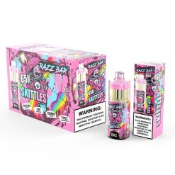 16 Skittles Razz Bar 65K Plus 65000 Puffs Disposable Vape Wholesale