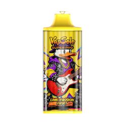 2 Lime Passion Fruit Vapsolo Super Pro 30000 Puffs Disposable Vape Wholesale