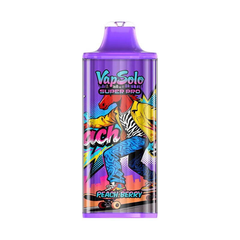 3 Peach Berry Vapsolo Super Pro 30000 Puffs Disposable Vape Wholesale