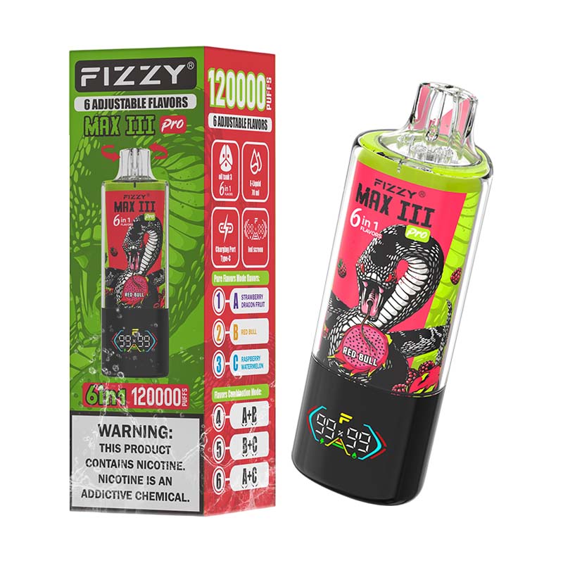 Fizzy 120K Puffs 6-in-1 Einweg-Vape Großhandel