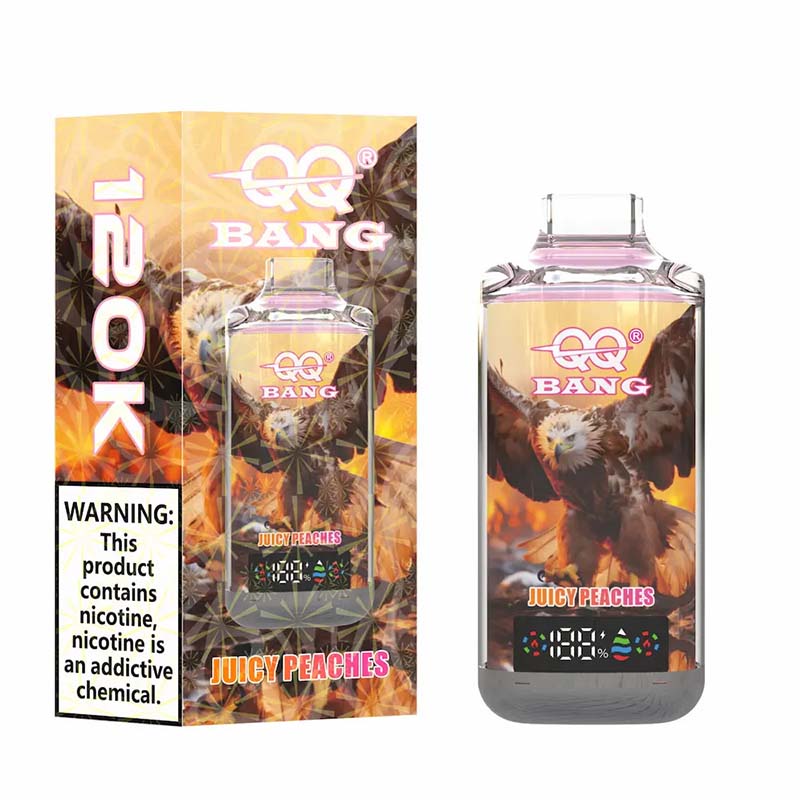 12 Juicy Peaches QQ Bang 120K Puffs Disposable Vape Wholesale